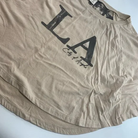 Old Navy | Los Angeles Palm Tree Medium Top Oversized Kimono Style - Picture 5 of 8